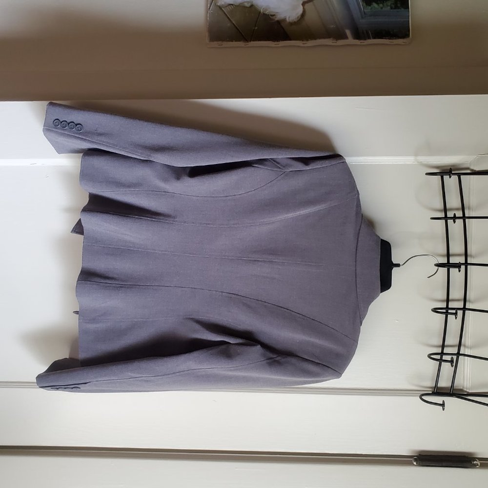 Women's Express, Fully Lined Light Grey Work Blaz… - image 7